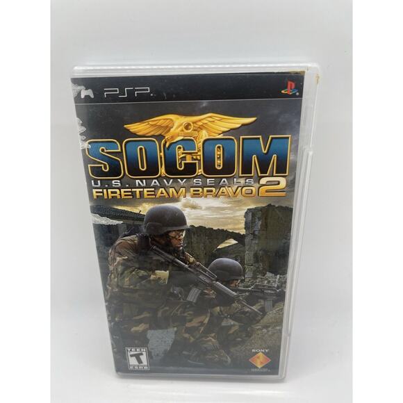 Socom: U.s. Navy Seals -- Fireteam Bravo 2 (Sony Psp, 2006) - Cib - Tested - Picture 1 of 8